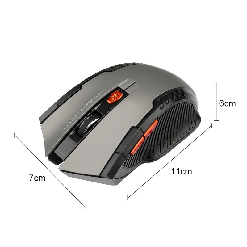 Wireless Mouse Manufacturer - 2.4G 1600DPI Optical 6 Buttons