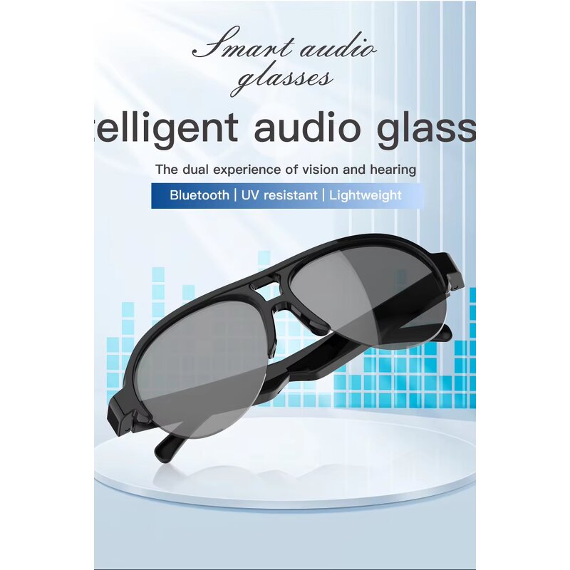 Electrochromic Smart Sunglasses Supplier - F08 BT 5.3 Bone Conduction