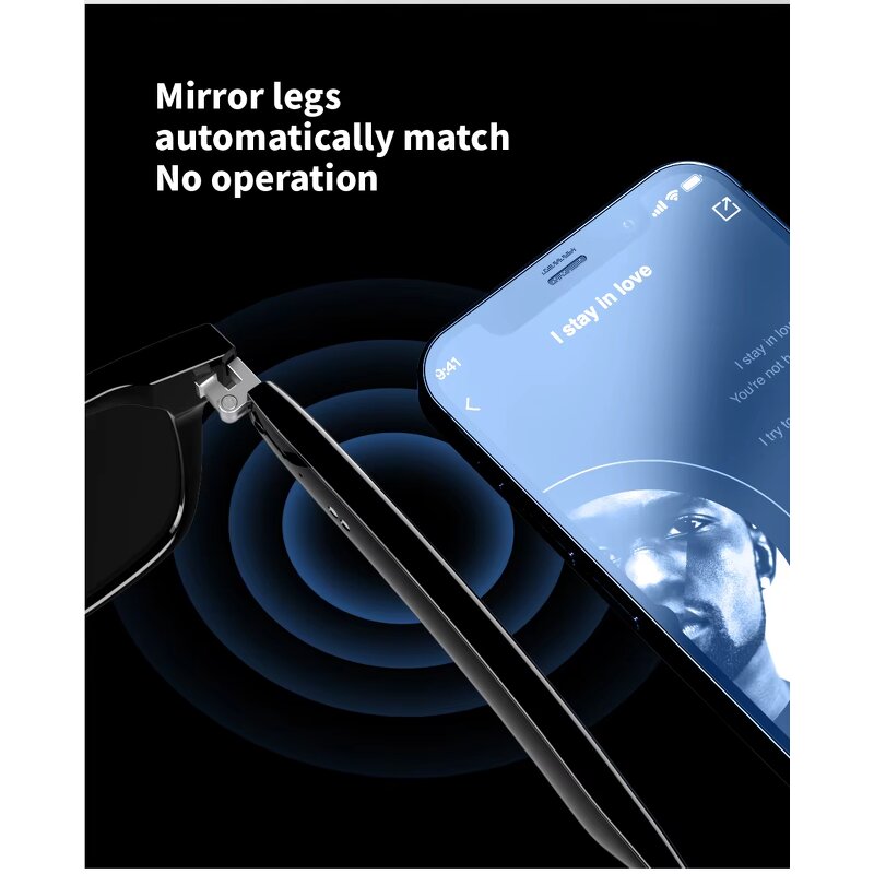 AI Translation Sunglasses Manufacturer - E13 with TWS Earbuds Touch
