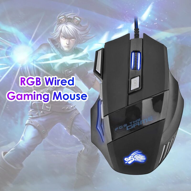 RGB Gaming Mouse Supplier - X3 Wired 7D USB Optical Mini LED