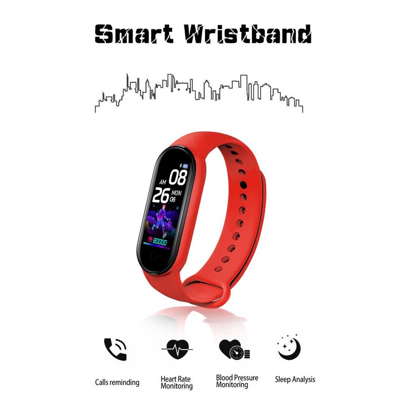 Fitness Tracker Smart Watch Manufacturer - M5 Sport Call Reminder