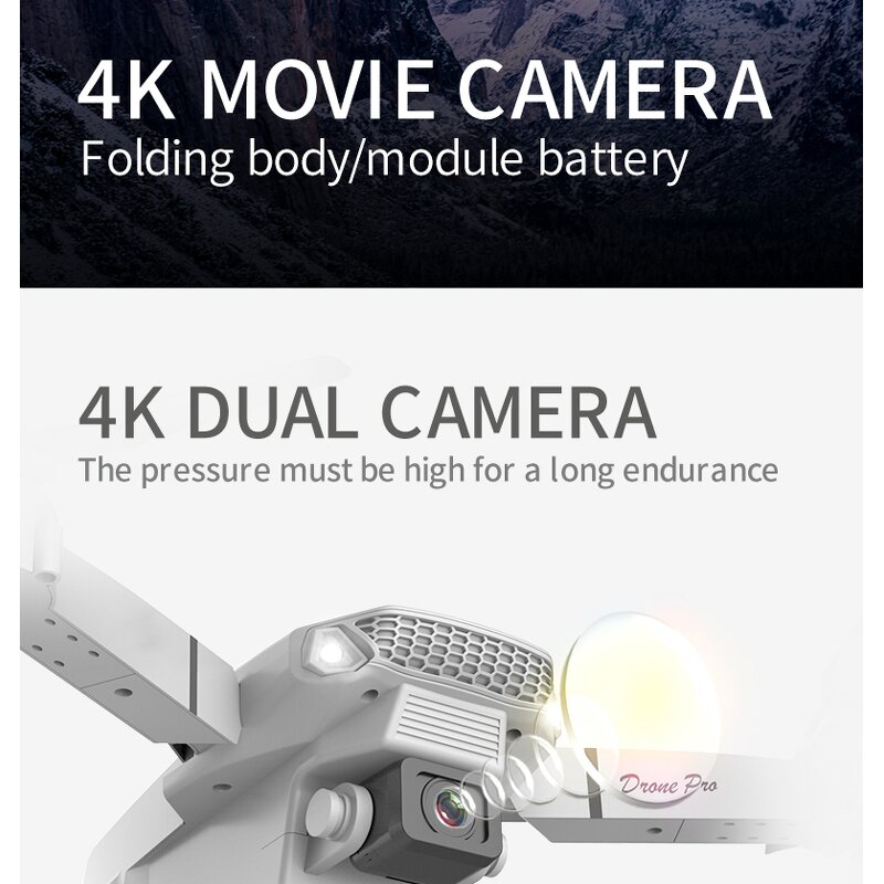 Drone Accessories Manufacturer - E88 Pro WIFI FPV 4K HD Camera