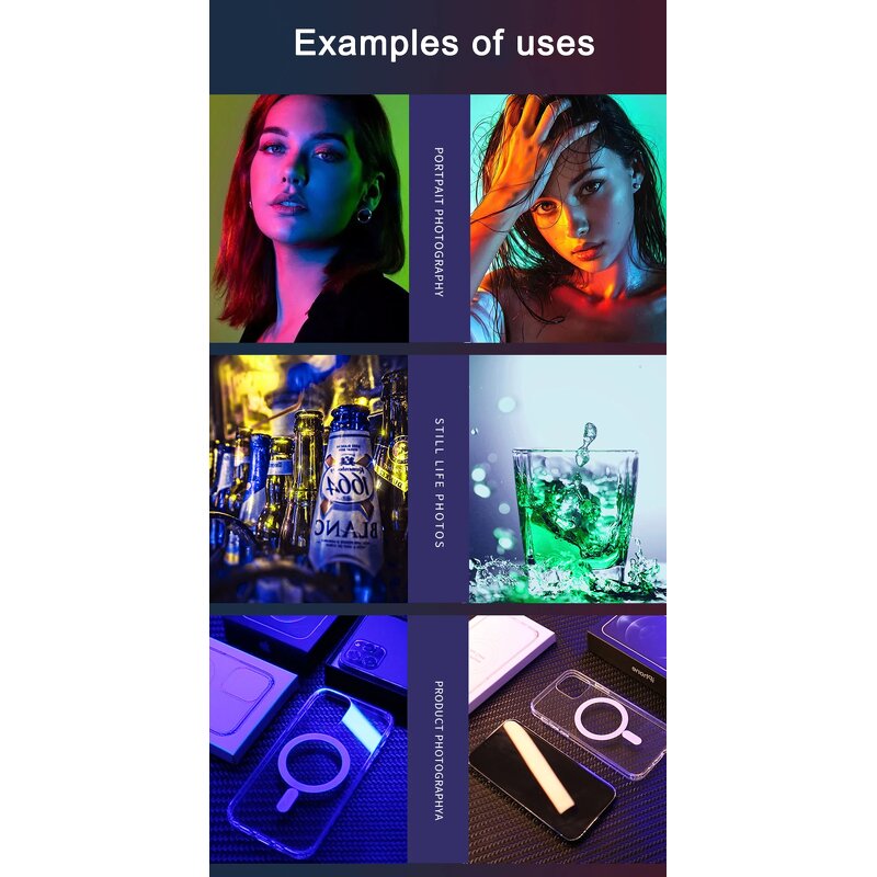 RGB Video Fill Light Manufacturer - M1SE 2500-8500K 4 Modes 4000mAh