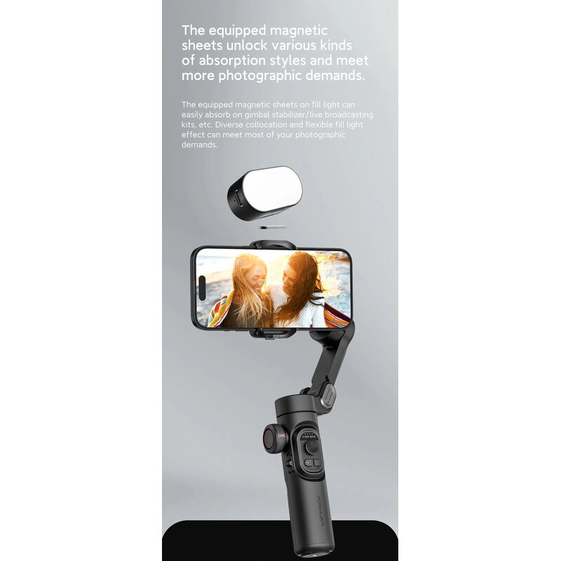 RGB Magnetic Fill Light Supplier - for Gimbal LED Video Photography