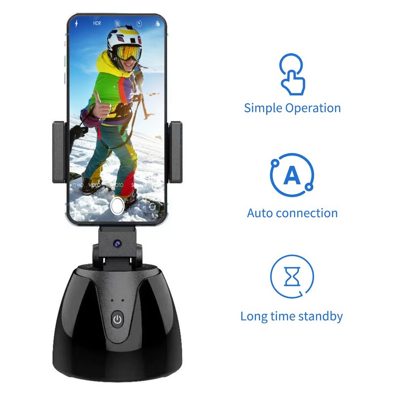 Automatic Smart Selfie Stick Manufacturer - 360 Degree Rotation Face