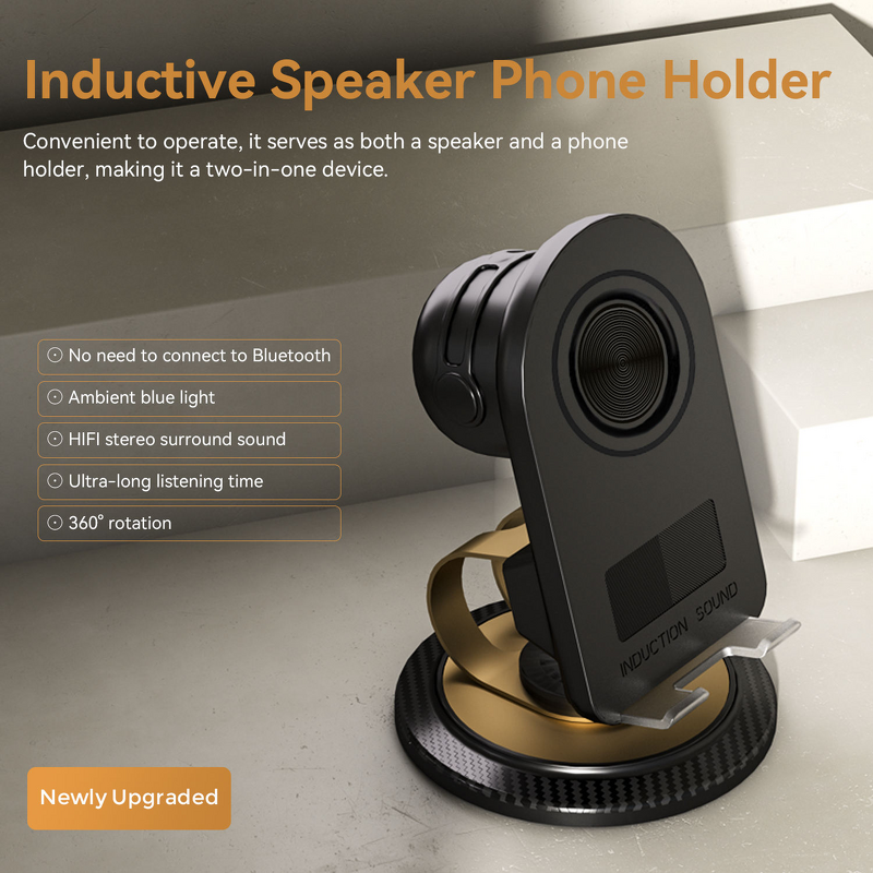 2 in 1 Induction Speaker Manufacturer - Mobile Holder Multi-function