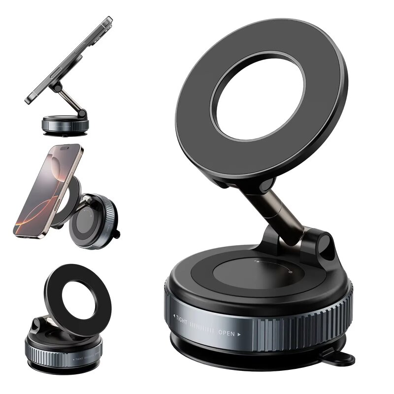 Magnetic Car Phone Stand Supplier - Strong 360 Rotation Windshield