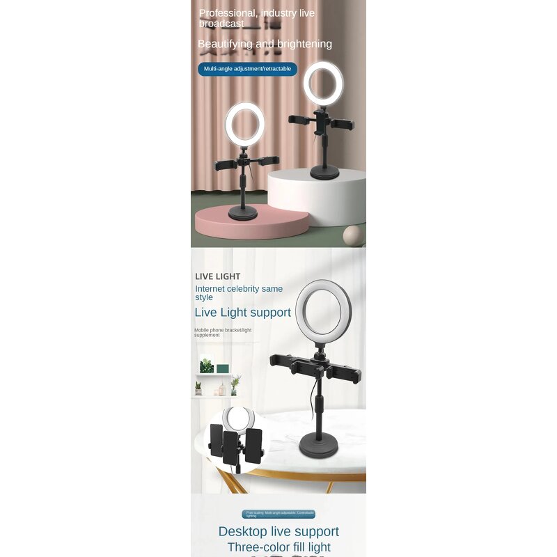 Selfie Ring Light Manufacturer - 711 Mobile LED Rim with TWO Holder