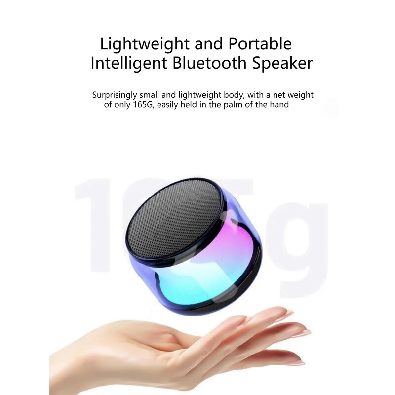 Mini Portable Bluetooth Speaker Supplier - S100 Wireless LED RGB TWS