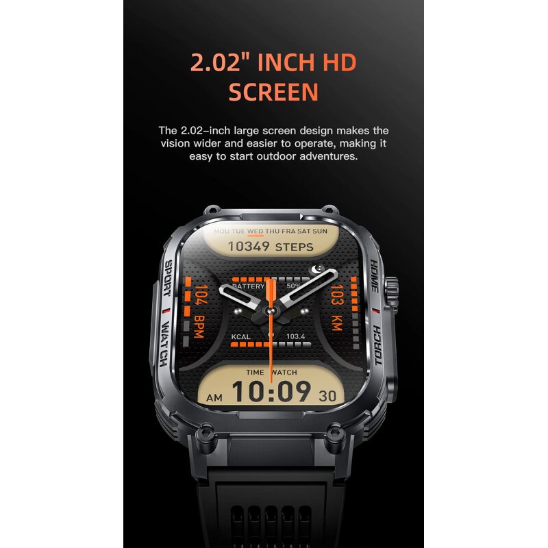 Men's Smartwatch Supplier - S320b with Lighting Function Compass