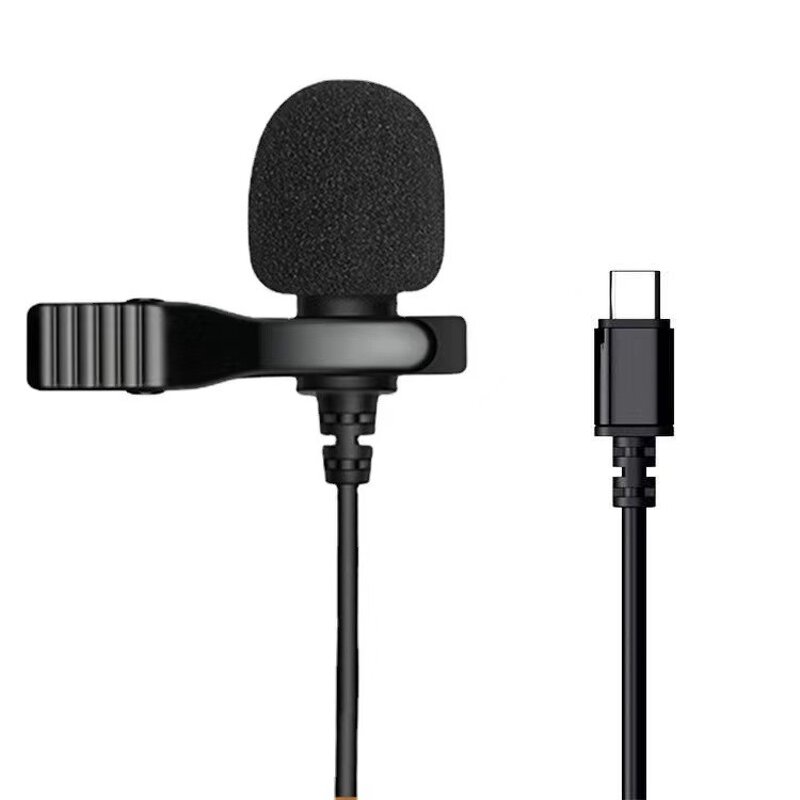 Lavalier Mini Microphone Manufacturer - 944 Portable 1.5m Clip-on Lapel