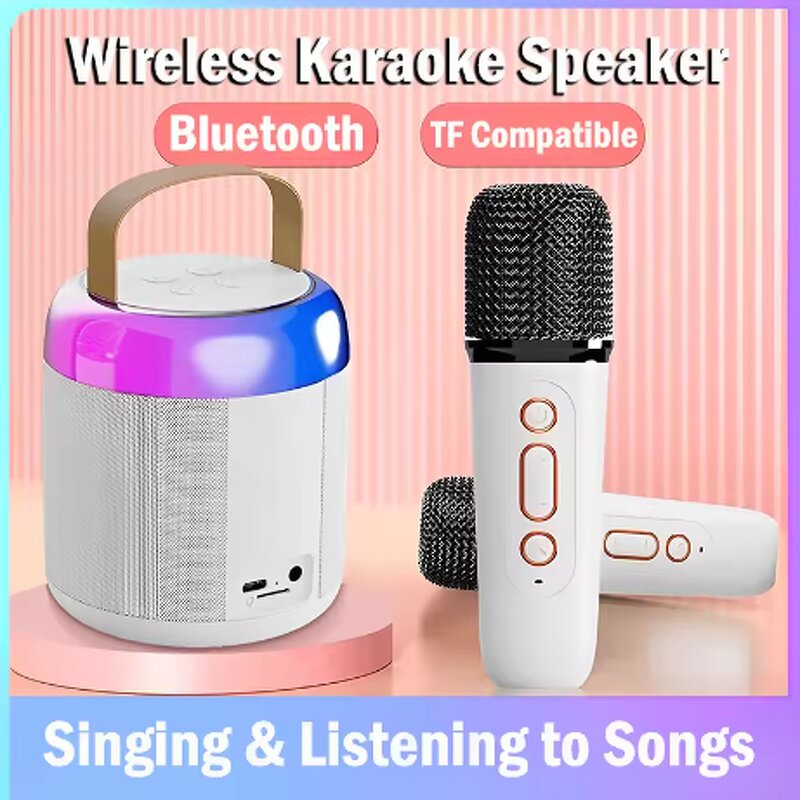 Portable Karaoke Machine Manufacturer - C20 Dual Microphone BT Speaker