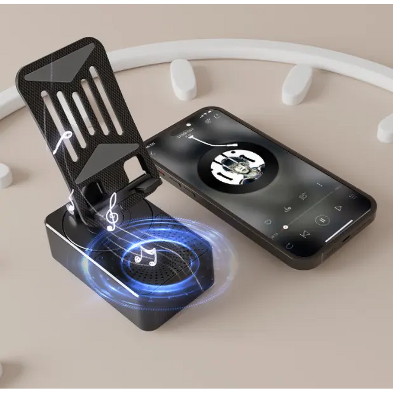 3-in-1 Phone Holder Supplier - Adjustable with Bluetooth Speaker Power