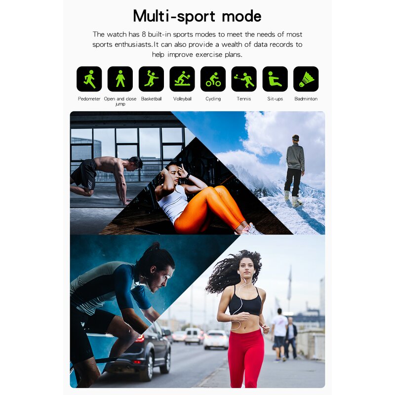 Sport Smart Watch Supplier - 2021 Gt20 1.69 Inch Big Square TFT