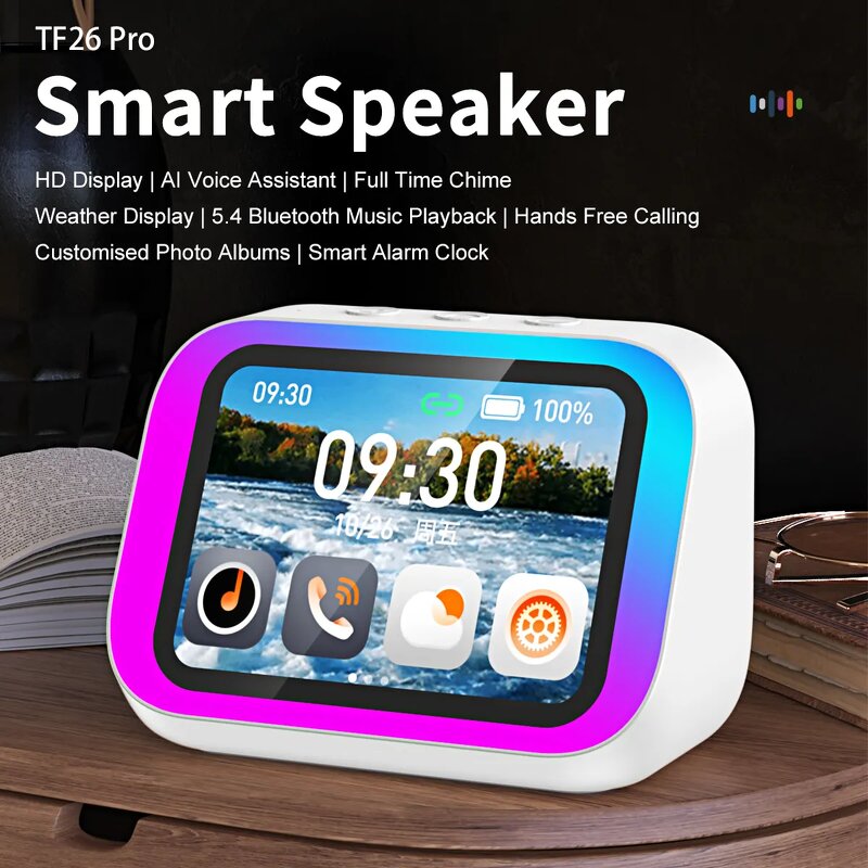 AI Voice Assistant Speaker Manufacturer - TF26 Pro 4'' Touch Screen
