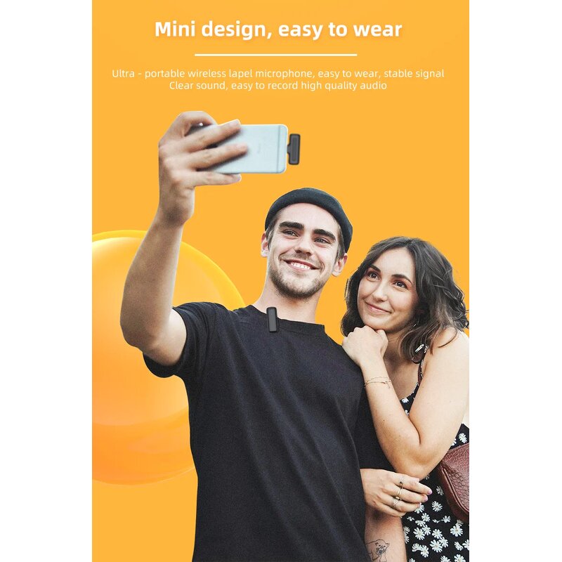 Wireless Lavalier Microphone Supplier - J13 2-in-1 Noise Cancelling