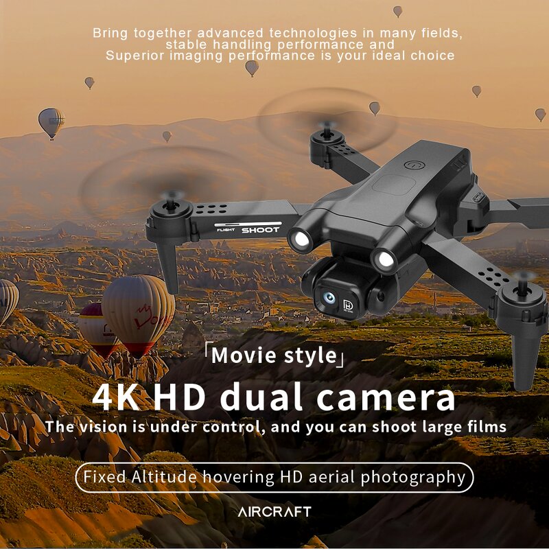 Mini Drone Supplier - GT2 4K Double Camera HD WIFI FPV Foldable