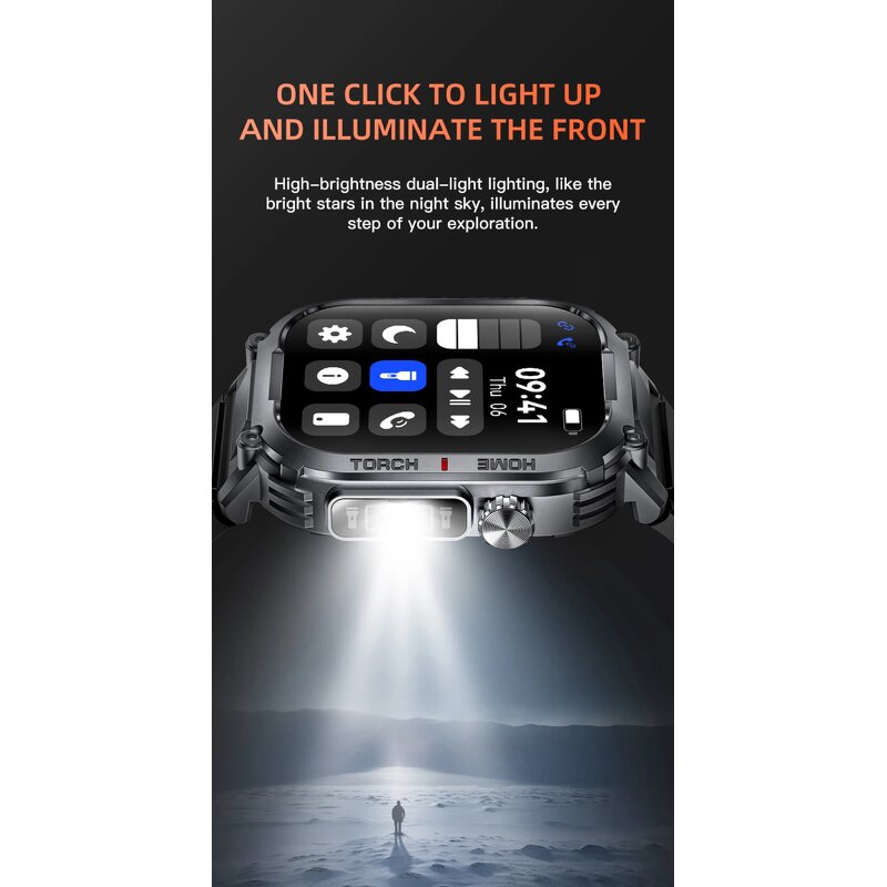 Men's Smartwatch Supplier - S320b with Lighting Function Compass