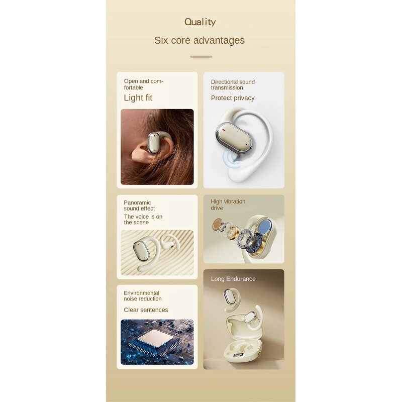 Tws Earphone Manufacturer - X93 Rotatable Painless Wearing Waterproof