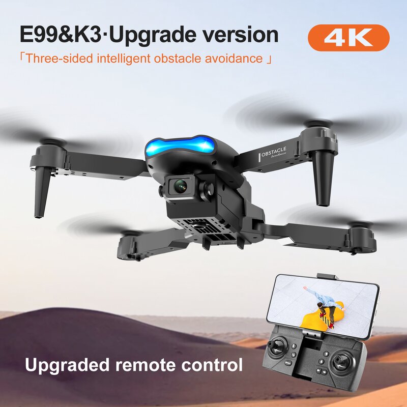 RC Helicopter Drone Manufacturer - E99 MAX K3 Pro 4K Dual Camera