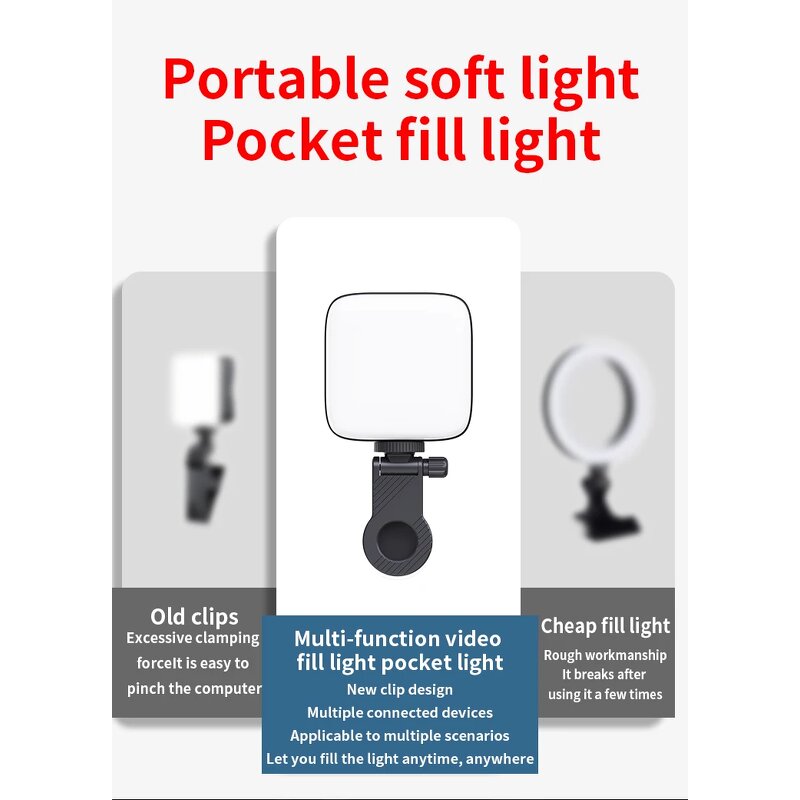 Mini Pocket LED Light Manufacturer - Portable for Selfie Photo Video
