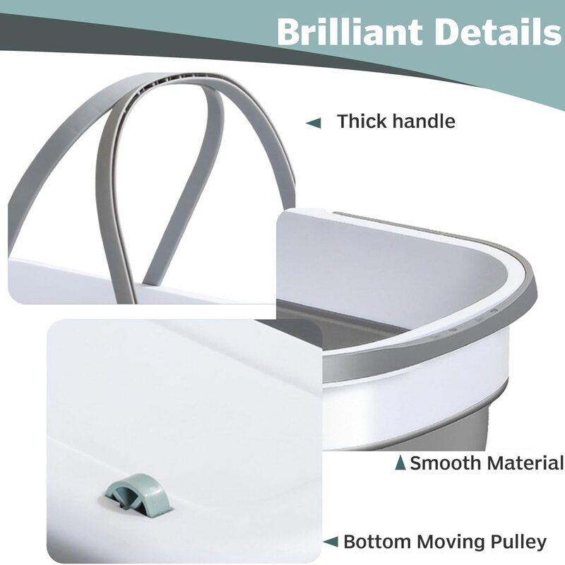 Plastic Bucket Manufacturer - Convenient Folding Thickened Foldable
