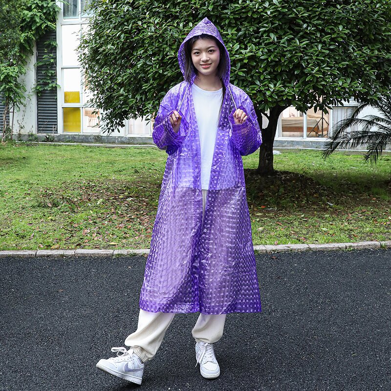 Raincoat Supplier - Custom Logo Outdoor Portable EVA 3D Stereo