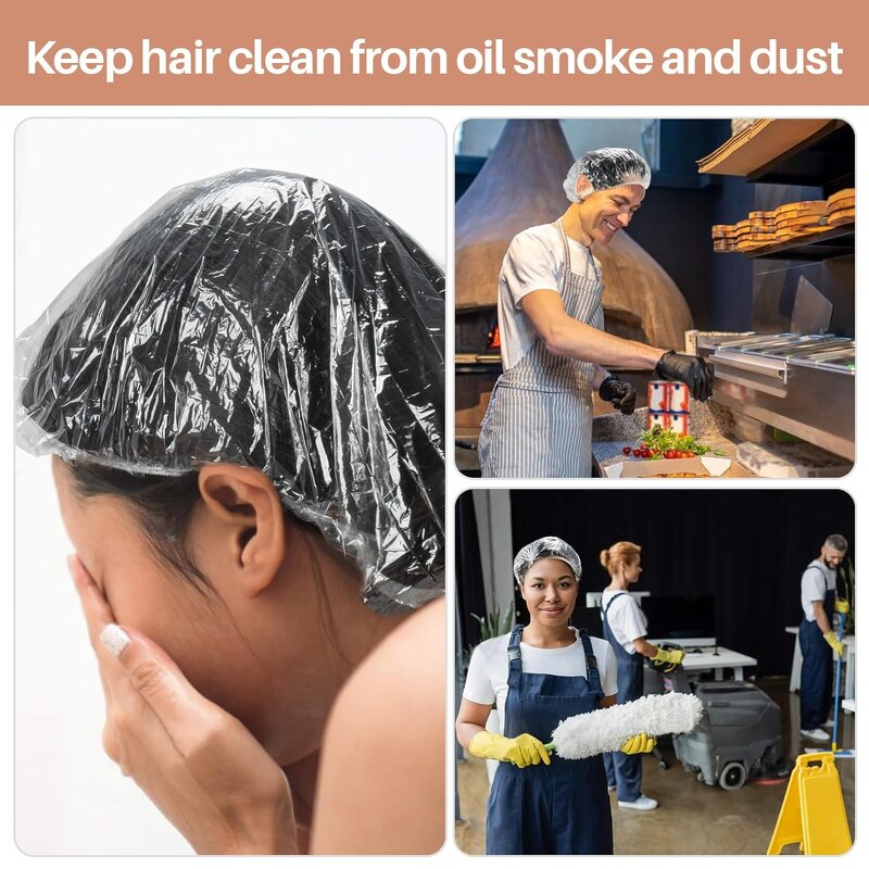 Disposable Shower Caps Manufacturer - Hotel Salon Thicken PEVA Hair Care