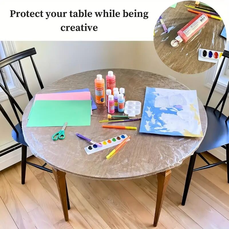 Disposable Plastic Tablecloth Supplier - High Quality Foldable Elastic Thickened