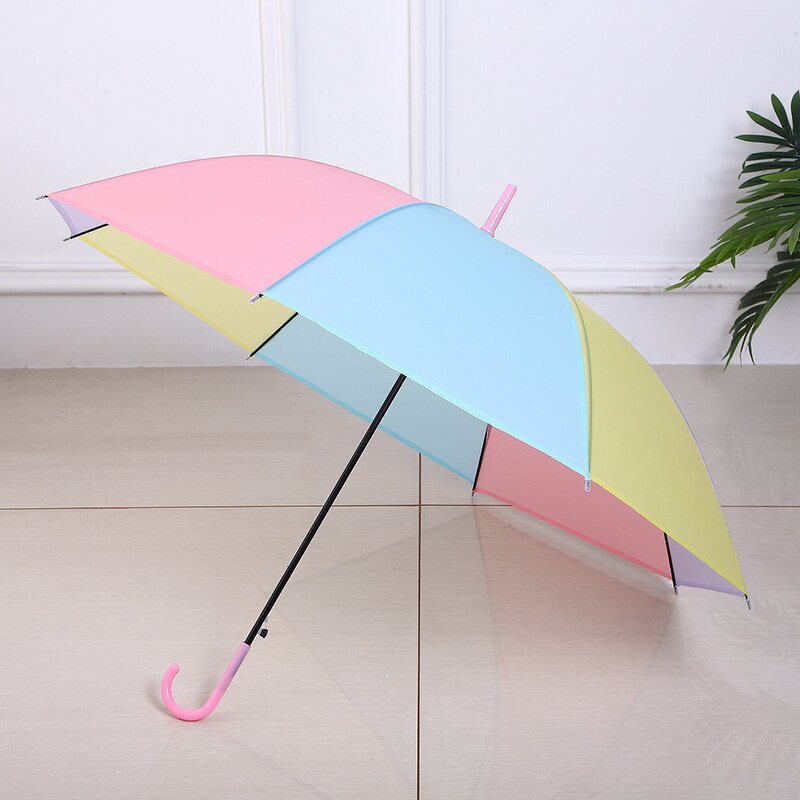 Rainbow Umbrella Manufacturer - Factory Sales Matte Solid Portable