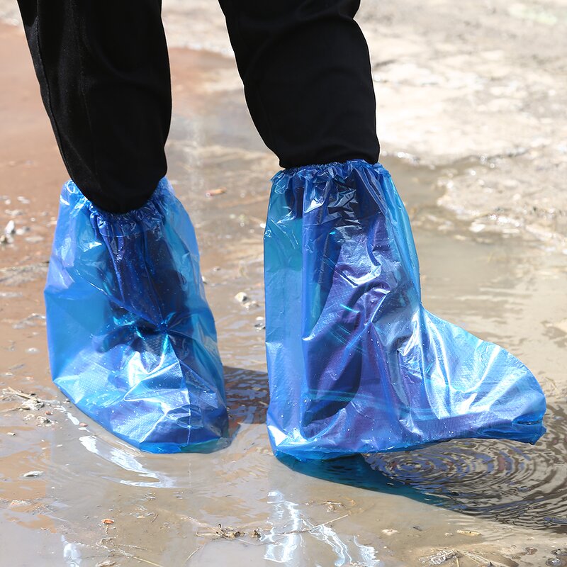 Boot Covers Factory - Waterproof Plastic Short Tube Pe Disposable