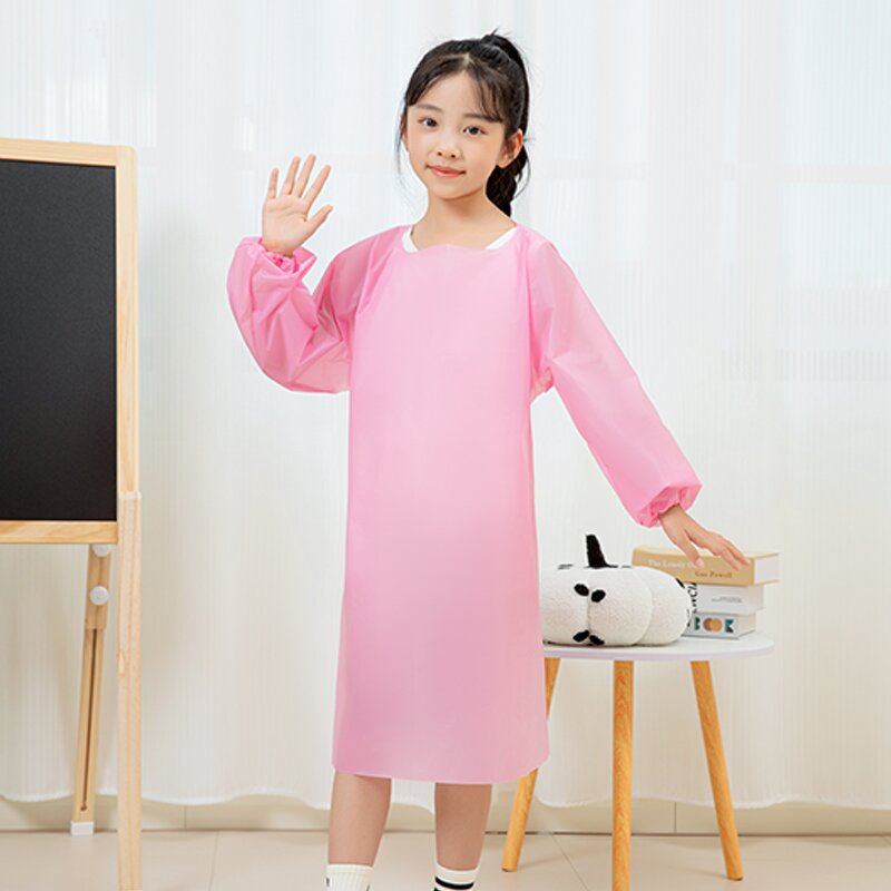 School Apron Factory - Factory Direct Pure Color Backward Coverall
