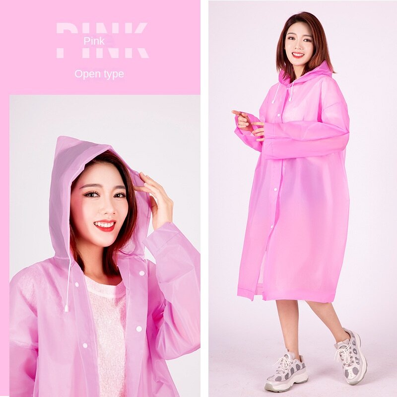 Disposable Raincoat Factory - Thickened Transparent Outdoor Travel