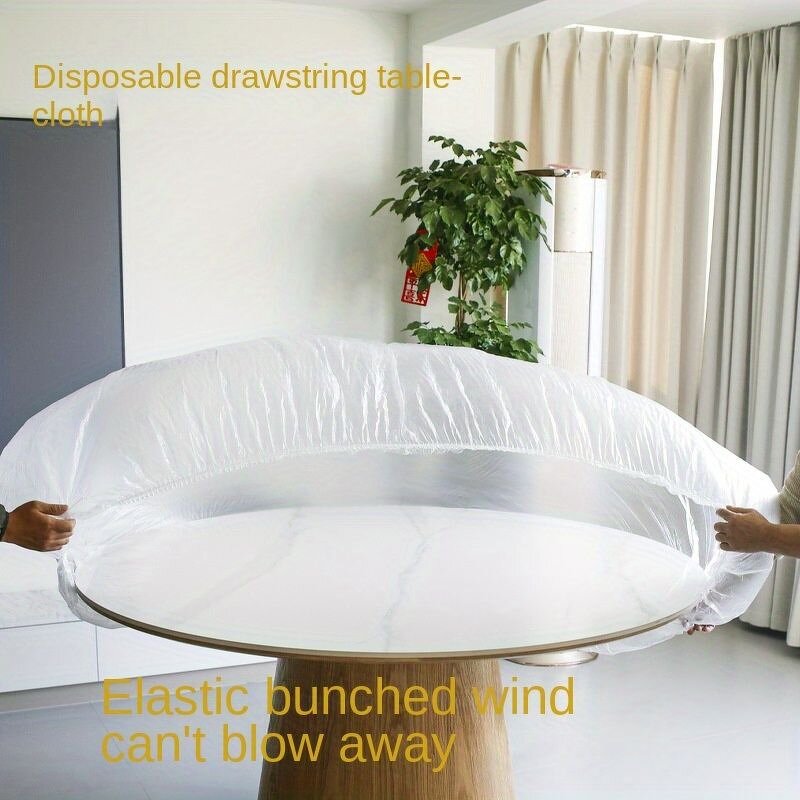 Disposable Plastic Tablecloth Supplier - High Quality Foldable Elastic Thickened