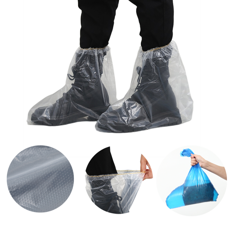 Boot Covers Factory - Waterproof Plastic Short Tube Pe Disposable