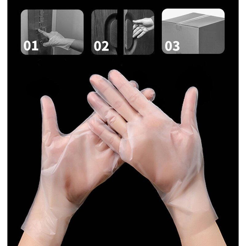 Food Grade Gloves Supplier - Factory Supplied Disposable Tpe for Food