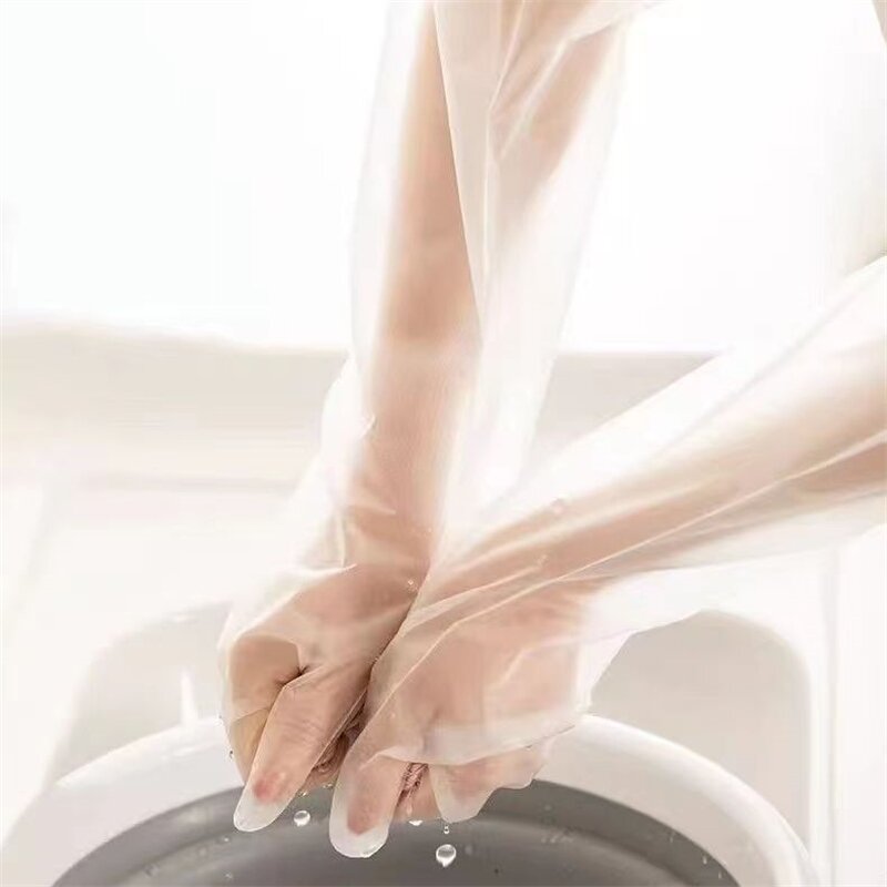 Plastic Gloves Manufacturer - High Quality Elastic Cuffs Long Sleeve