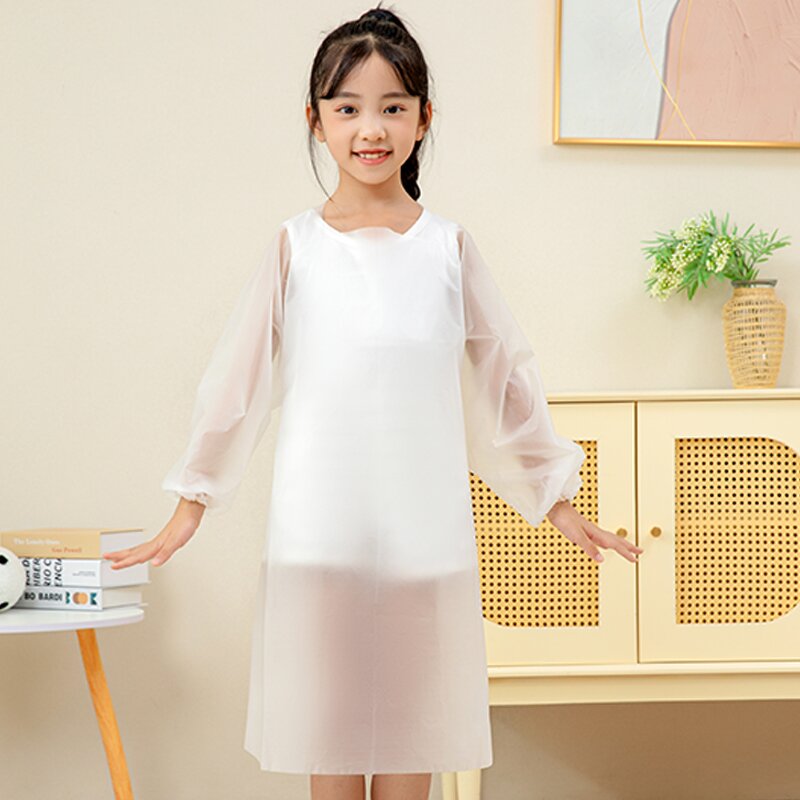 Children's Apron Supplier - Custom Logo Painting Art Durable Sleeved