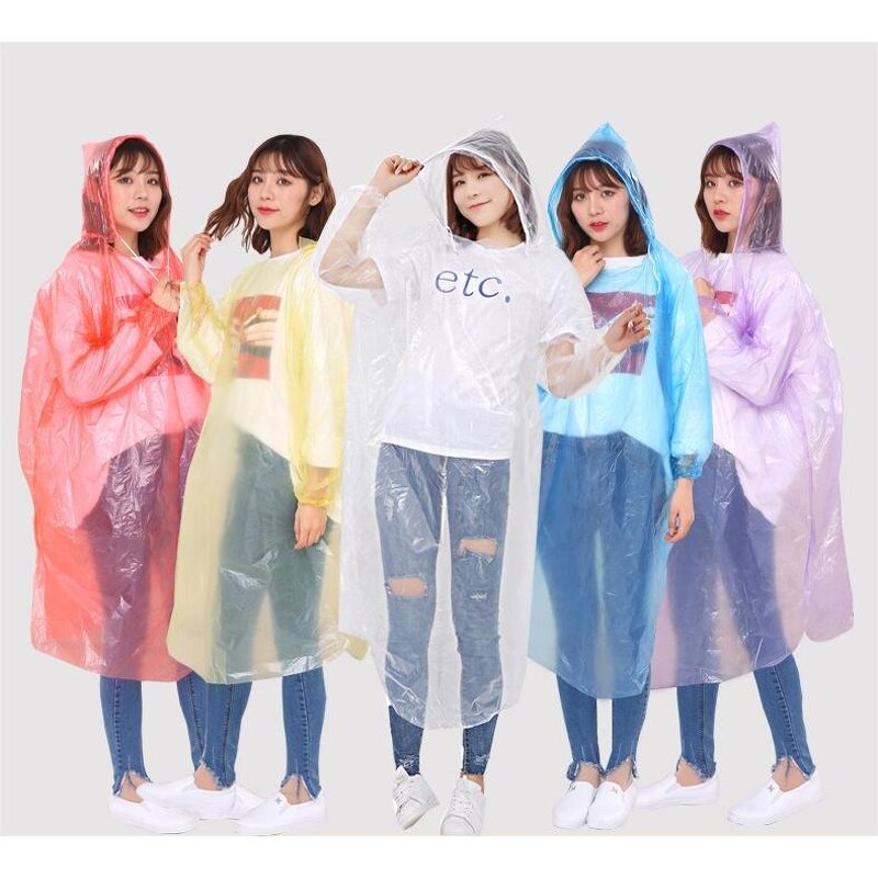 PE Raincoat Manufacturer - High Quality Plastic Promotion Windproof
