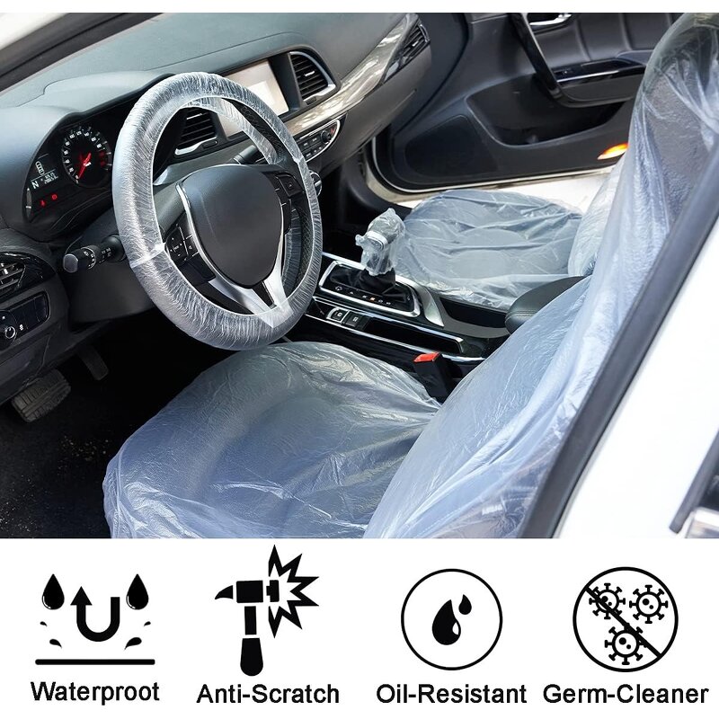 Seat Cover Factory - Clear Oilproof Auto Custom Logo Dustproof
