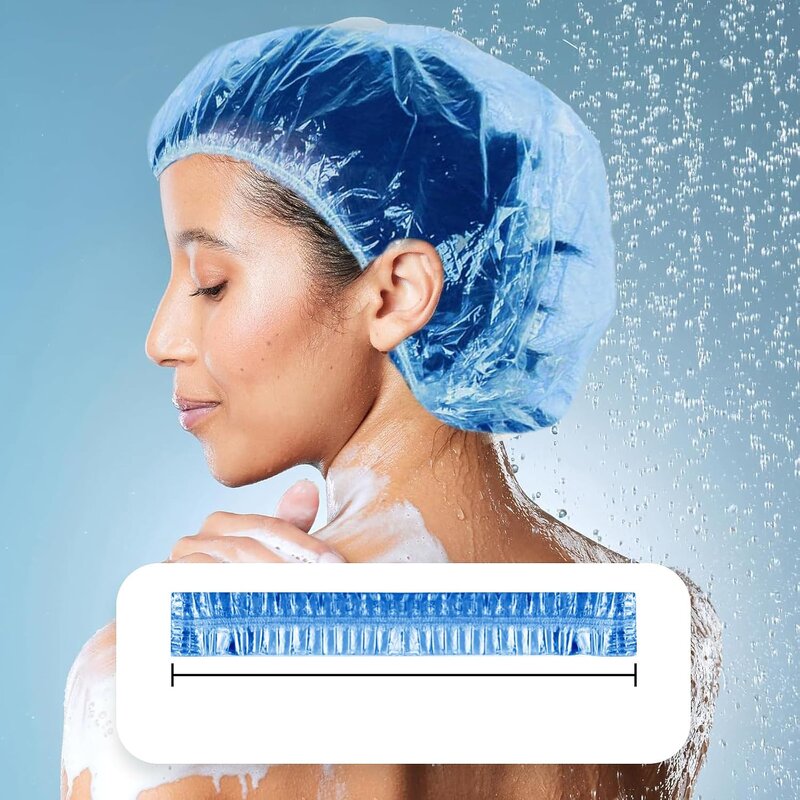 Shower Cap Supplier - Hotel-Grade Elastic Thick Eva Waterproof
