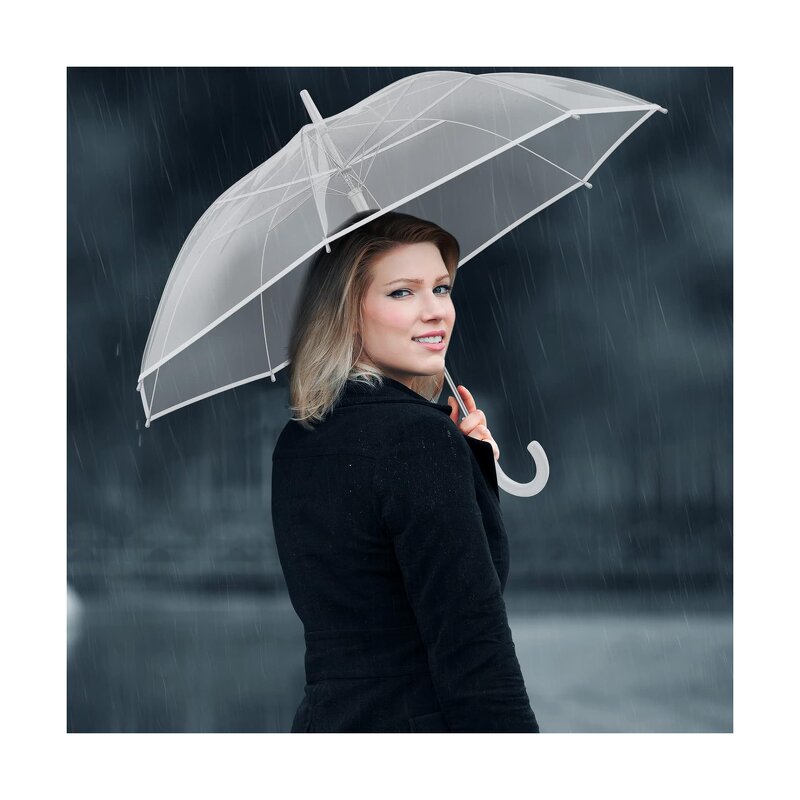 Clear Umbrella Manufacturer - Wholesale Outdoors Customized Windproof Manual