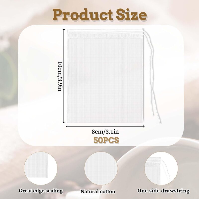 Disposable Tea Bags Manufacturer - Customized Size Filter Non-woven Wholesale