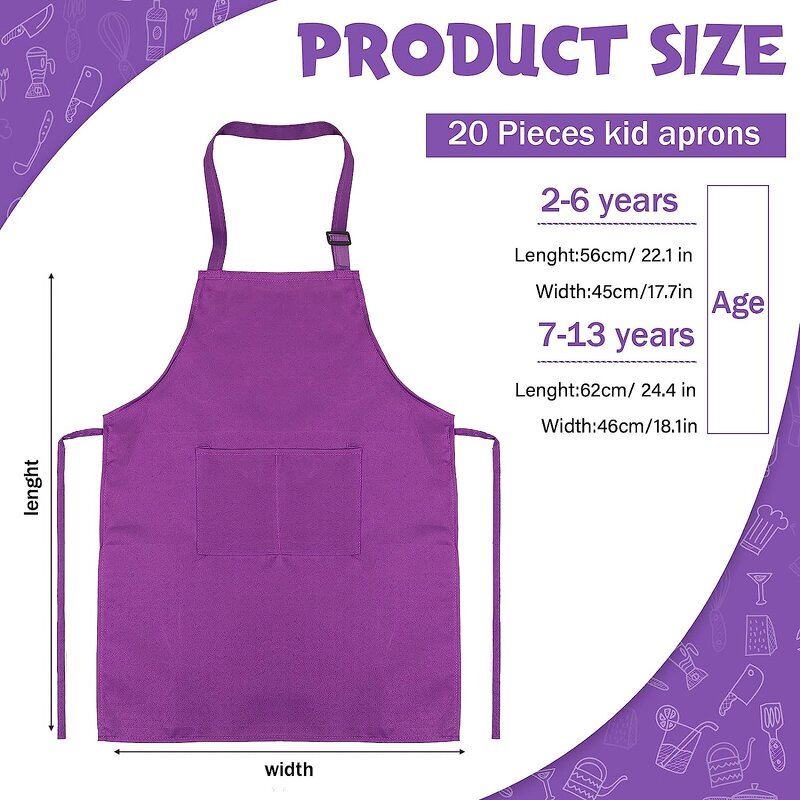 Kid Diy Apron Factory - Manufacturer Custom Adjustable Strap Kitchen