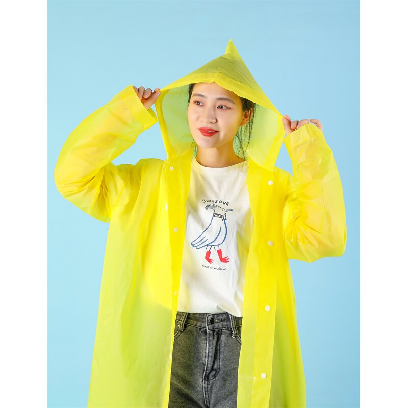 Disposable Raincoat Supplier - Good Price EVA Thickened for Sales