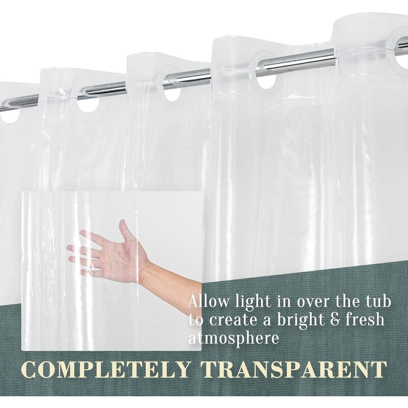 Shower Curtain Manufacturer - Wholesale Customized PEVA Plastic Transparent