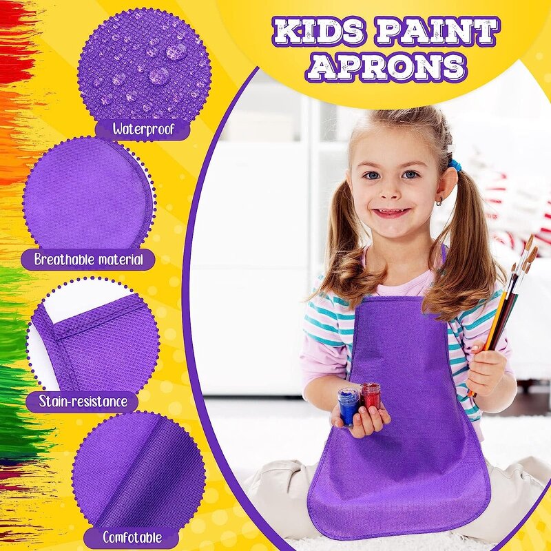 Art Apron Manufacturer - Wholesale Custom Color Waterproof Kids DIY