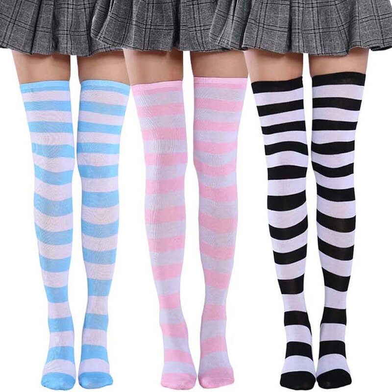 Over Knee Socks Factory - OEM Custom Japanese Stripes & Cosplay