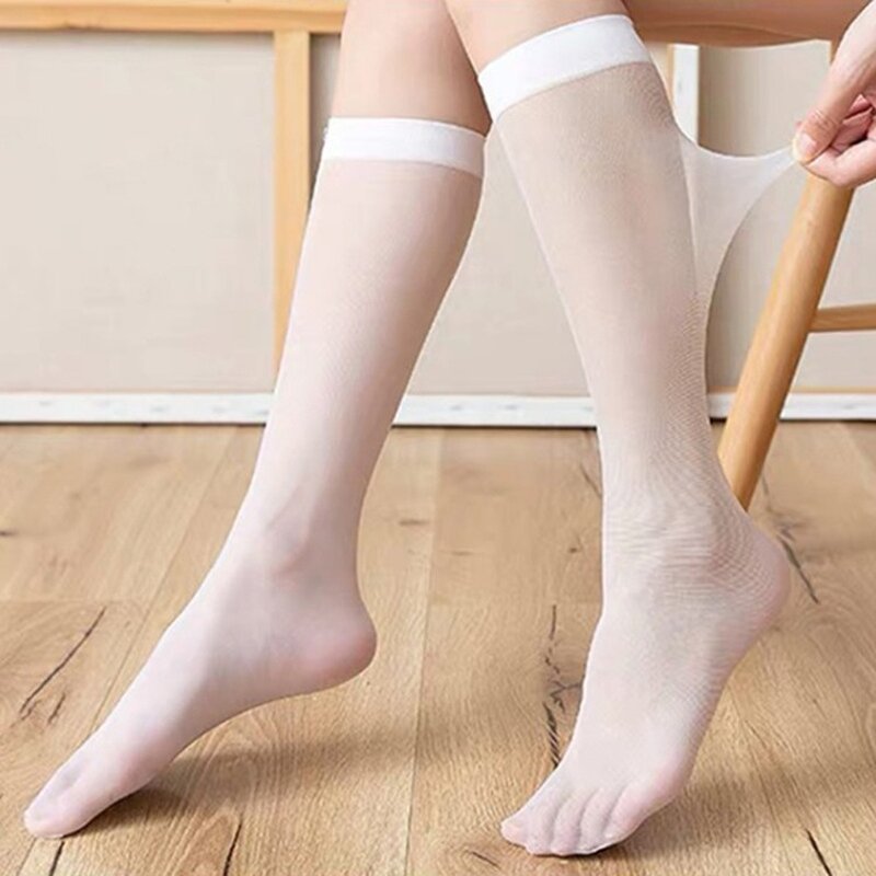 Knee Socks Manufacturer - OEM Custom Transparent Nylon & Summer