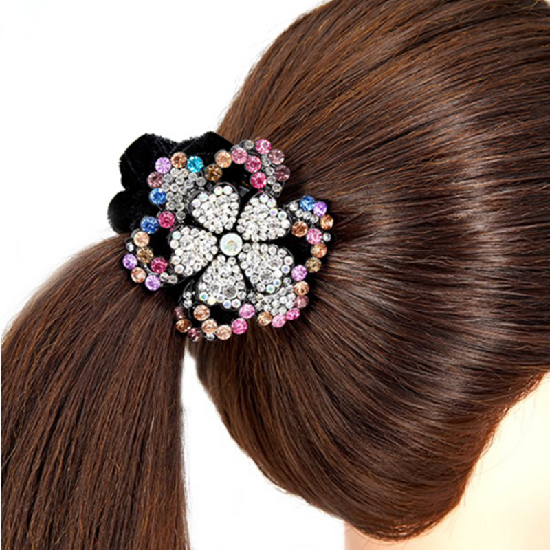Hairband Factory - OEM Custom Velvet & Acrylic Rhinestone Flowers
